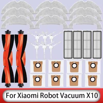 Pre robotický vysávač Xiaomi X10 Náhradné diely Príslušenstvo Hlavná bočná kefa Hepa filter Utierka na mop Vrecko na prach