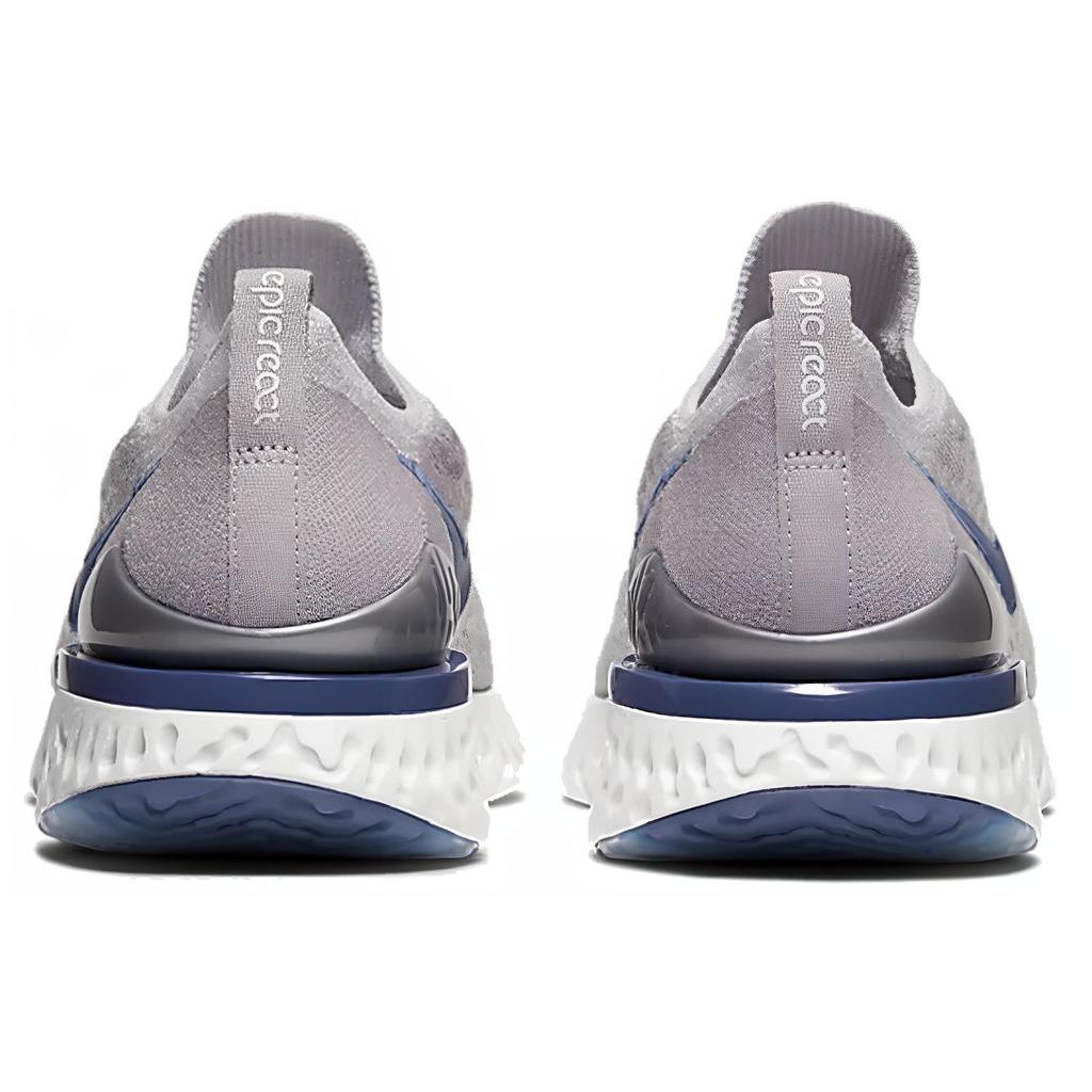 New Nike Epic React Flyknit 2 Vast Grey Coastal Blue BQ8928-015