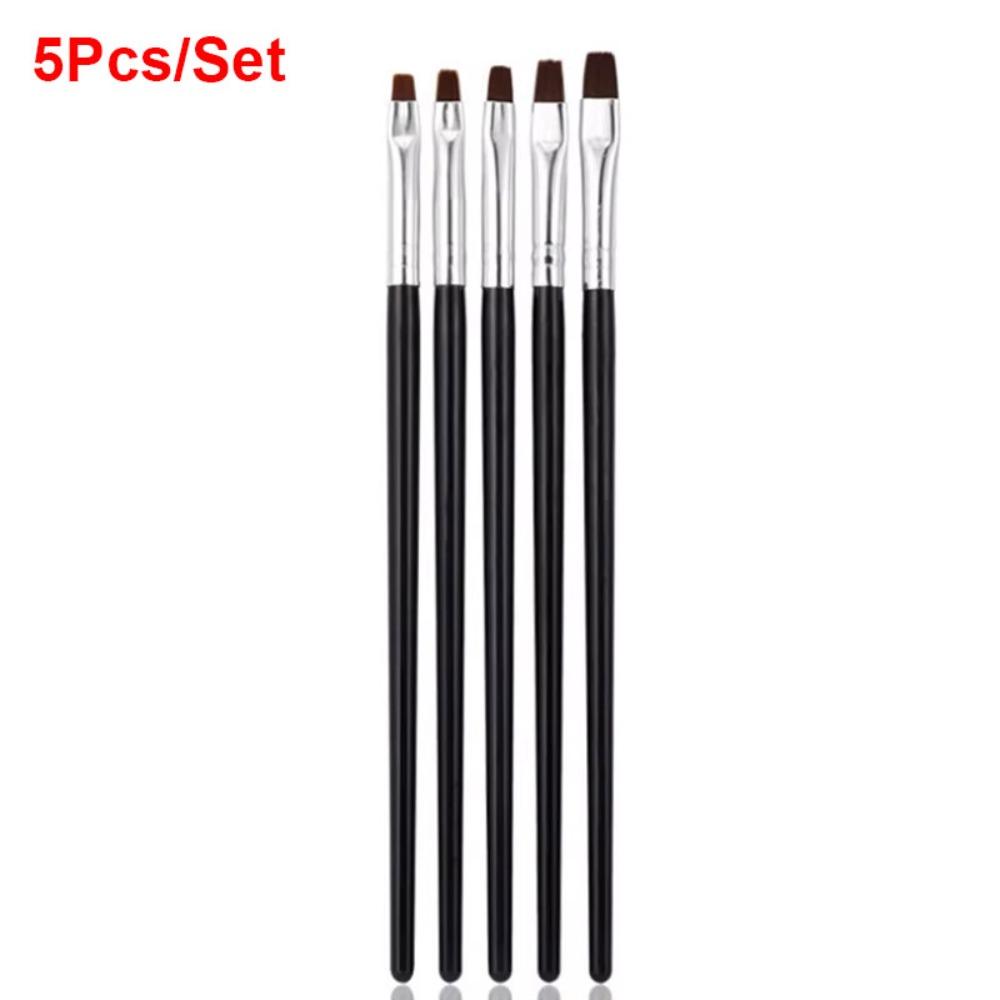 

5Pcs Nylon Dental Resin Brush Pen 17cm Nail Art Acrylic Pen New Painting Pen Dentistry Lab Tool