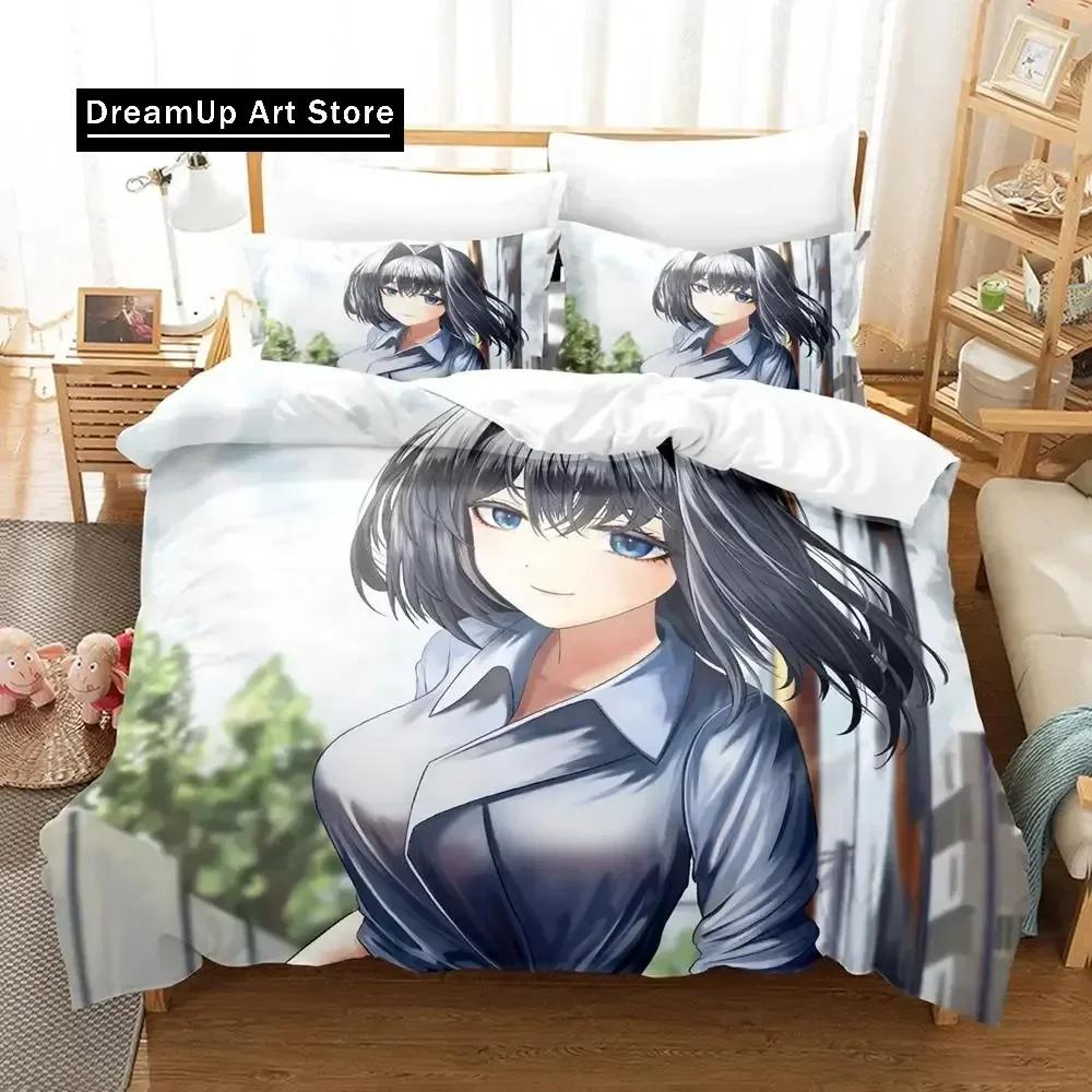 Oro Kronii Set Biancheria da Letto Singolo Piazza e Mezza Matrimoniale King Size Set Letto Adulto Bambino Camera da Letto Set Copripiumino Anime parure de lit Letto