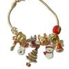 New European and American Cross-Border Pandora-Style Beaded Christmas Bracelet