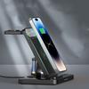 5 In 1 Charging Station Clock Night Light Function Portable Wireless Charger for Mobile Phone Watch