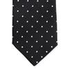 [Michiko London] Brand Necktie, Made In Japan, 100% Silk, Polka Dot Pattern (D: Black)