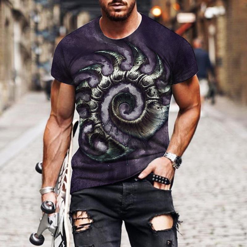 Мужская футболка с принтом в виде подсолнуха 3D Digital Printed — фото 9