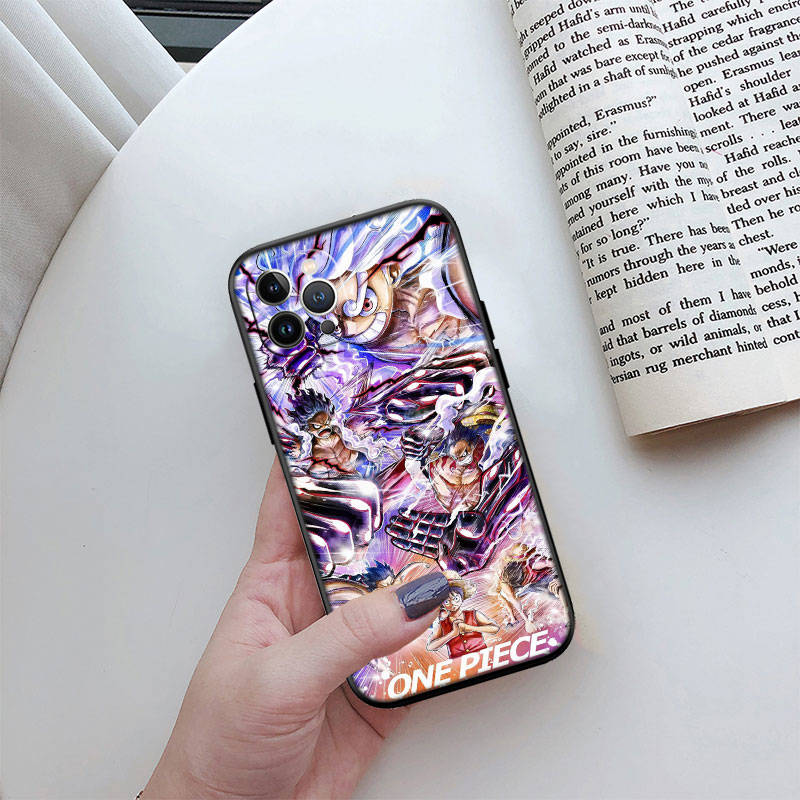JO43 Ein Stück Luffy Telefon Fall für iPhone 7 8 11 12 13 14 15 16 16E XS Pro Max XR X SE Samsung S20 S21 S22 S23 S24 FE Ultra Plus Lite S21S A55