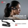 Head Mounted Camera APP Control Video Camcorder Built-in Battery Hands-Free Vlog Camera for Vlog Video Recording