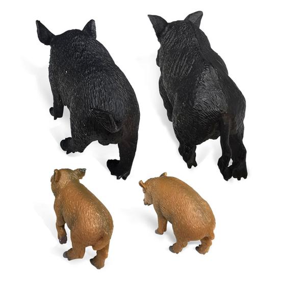 Wild Boar Figurine Lovely Creative Vivid Wild Animal Wild Boar Model for Decoration