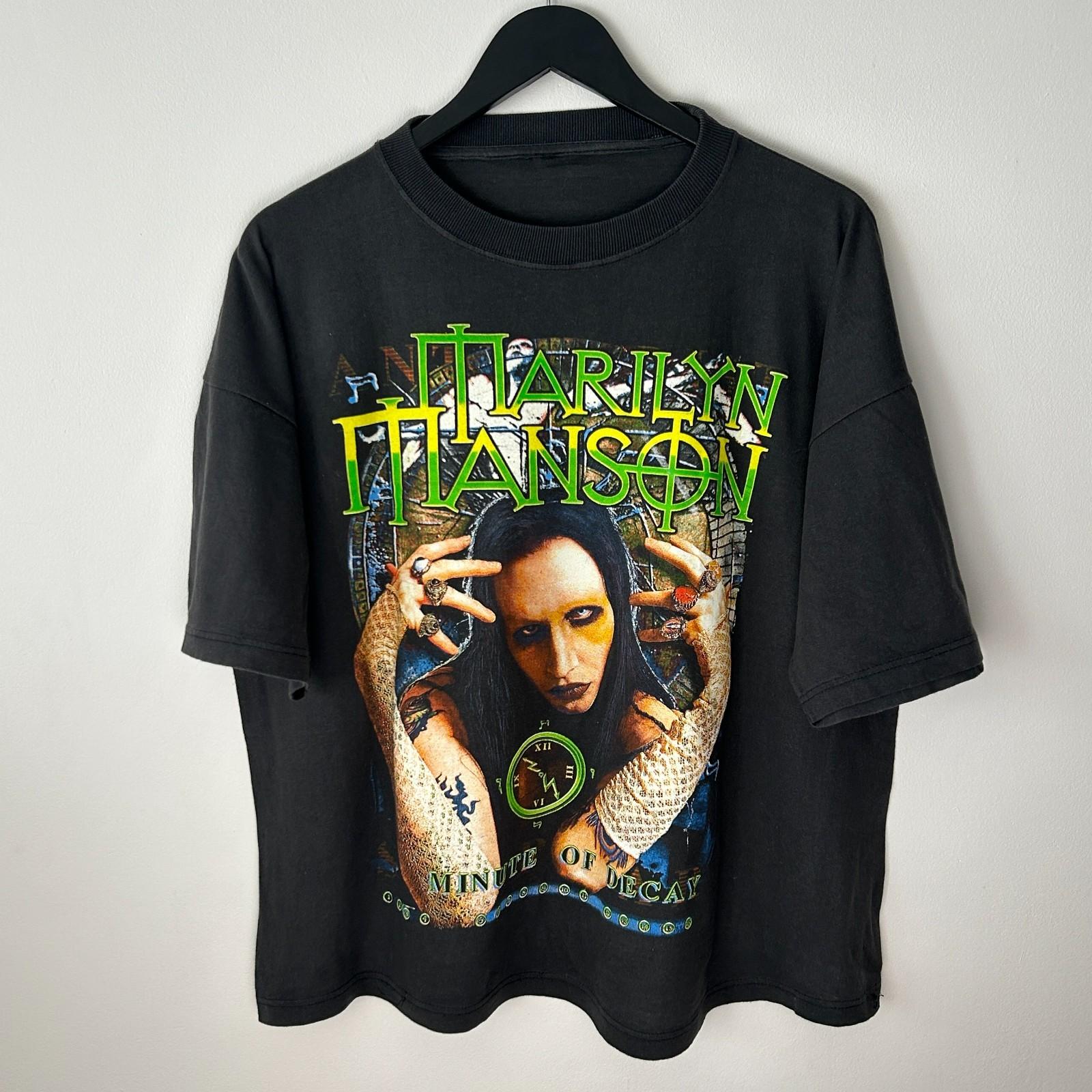 Vintage Marilyn Manson Minute Of Decay 90’s Band T-shirt XL Unisex T-Shirt L