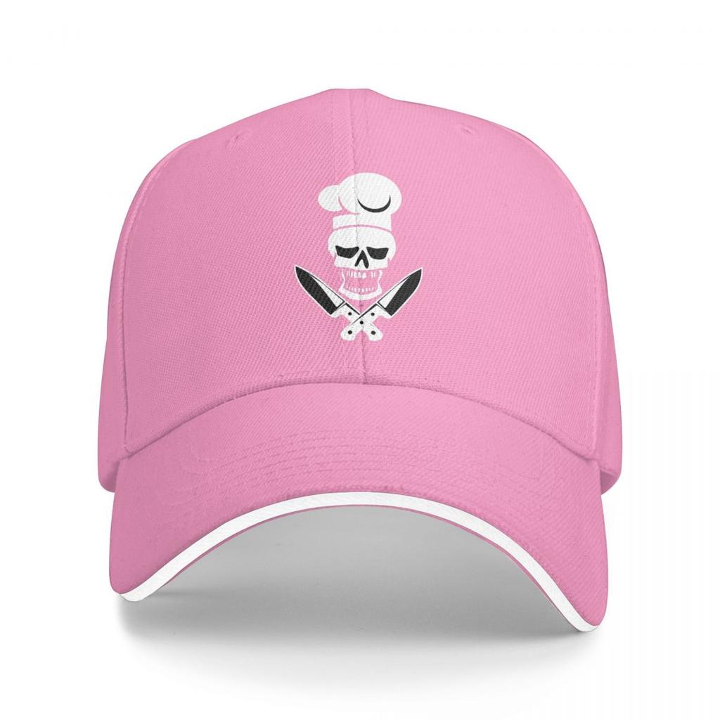 Unisex Baseball Hats Chef Skeleton Kitchen Knives Outdoor Streetwear Summer Sports Baseball Caps Hip Hop Cap Casquette Hats