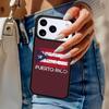 Puerto Rican Flag Phone Case For iPhone 17 Air 14 15 13 12 Max Cover For Apple 16e 11 Pro Max Plus Coque