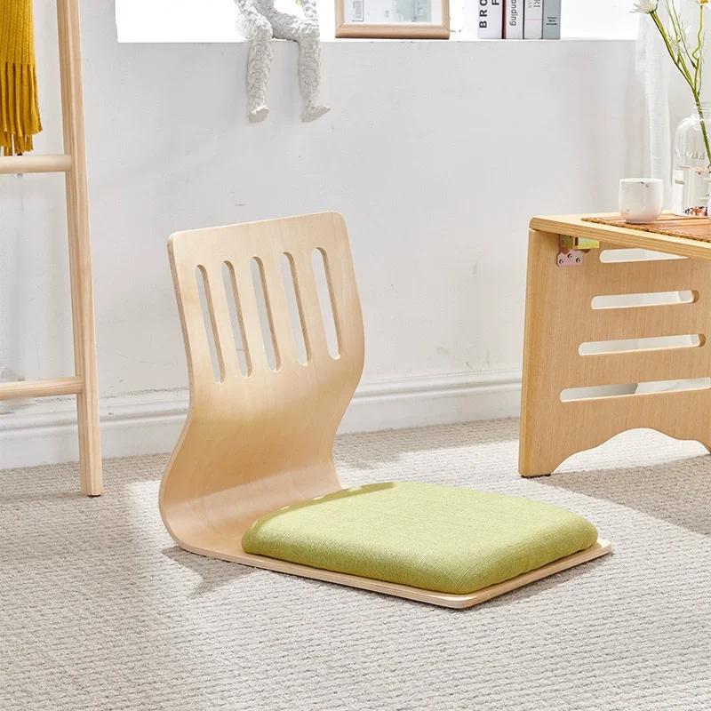 Creative Japanese Lazy Tatami Chair Legless Chair Home Living Room Sofa Furniture Balcony Floor Back-Up Dormitory Legless Stools