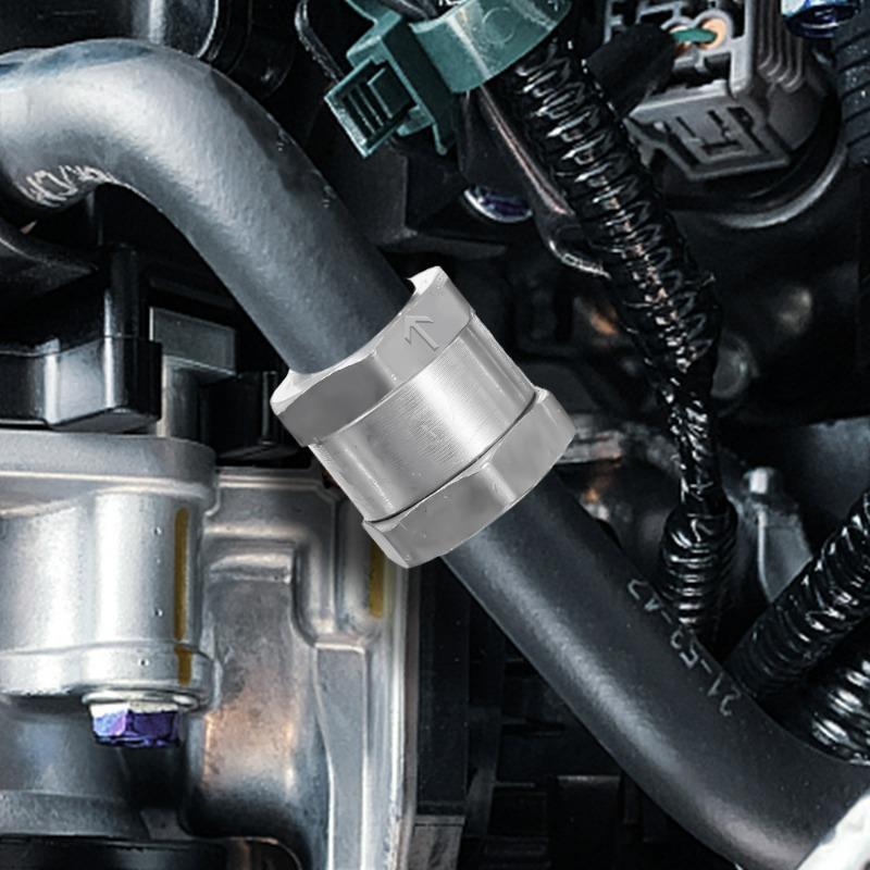 Jednosměrný zpětný ventil Automobilový motocykl 6/8/10/12MM Potrubí paliva z hliníkové slitiny Jednosměrný zpětný ventil paliva pro Peugeot Renault