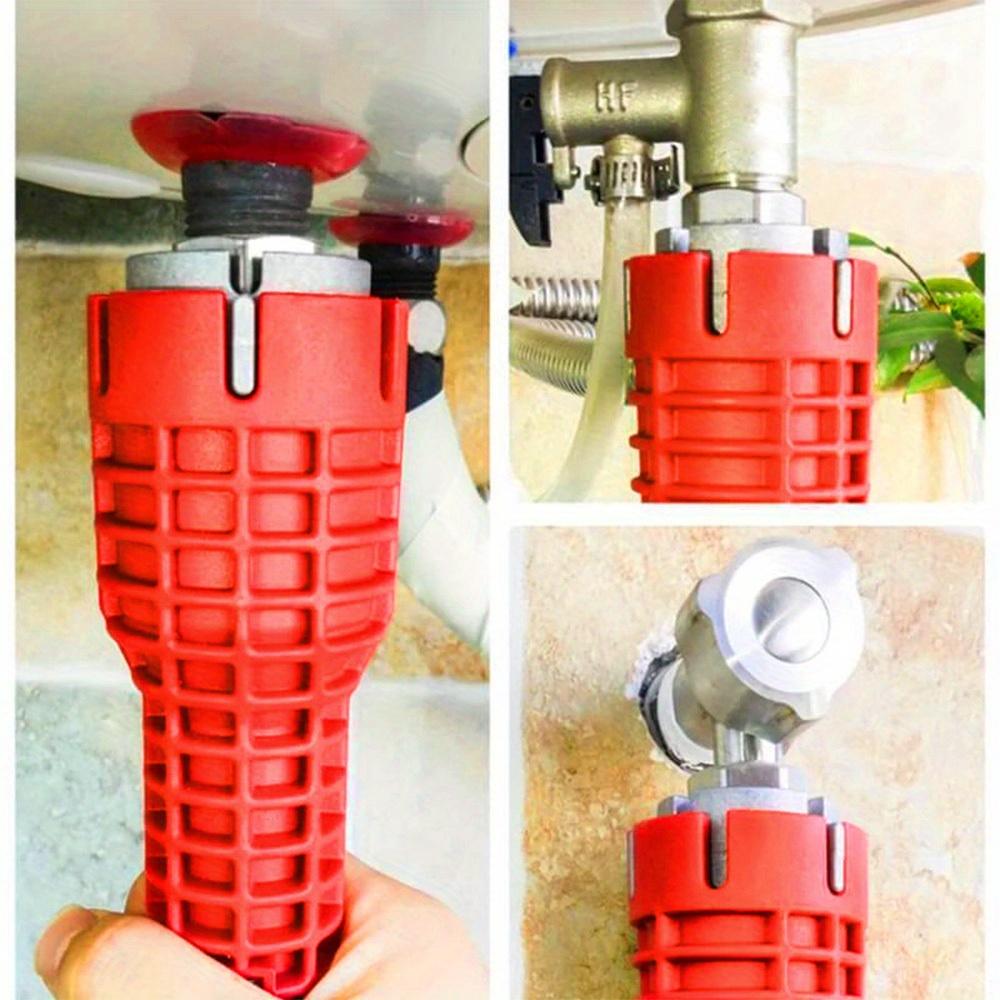 Multifunction 18 In 1 Repair Plumbing Tool Anti-slip Plumber Key Flume Sink Wrench Tools Plumbing Pipe Wrench Bathroom Tool Sets