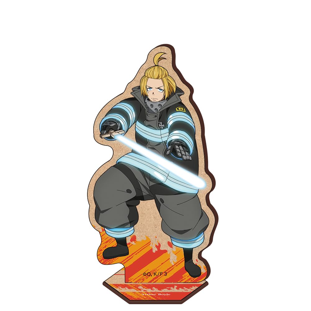 

TV Anime Fire Force Season 3 Arthur Boyle Wooden Character Stand