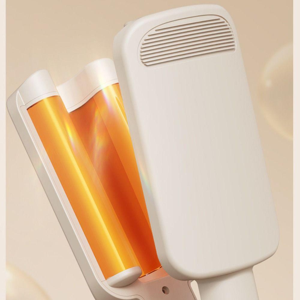 Rotating Deep Wave Hair Curler 4 Temperature Adjustable Wavy Hair Curler  Salon
