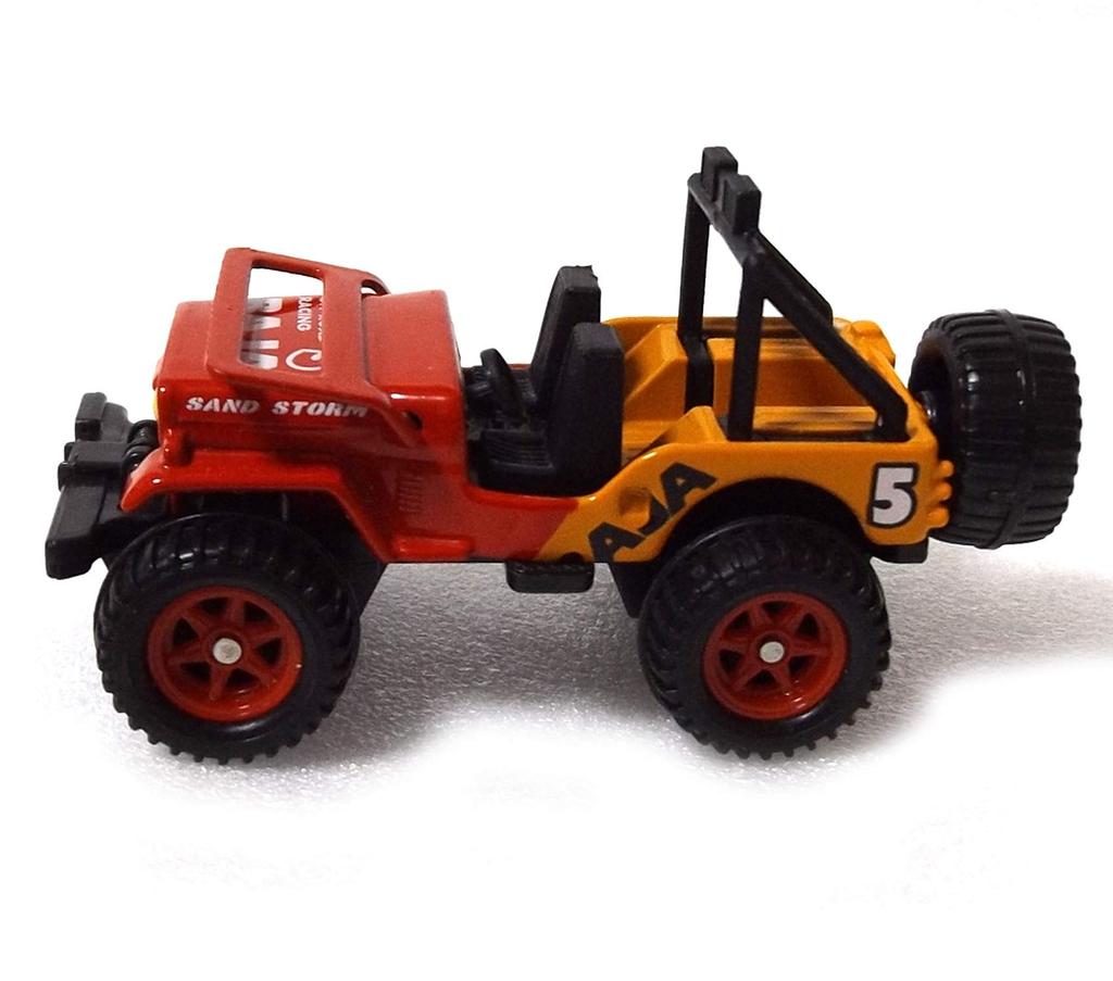 Tomy Tomica Mitsubishi Jeep Bigfoot Red 25