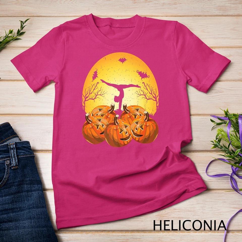 Artistic Gymnastics Pumpkin Halloween Gift Shirt Unisex T-shirt 3 M