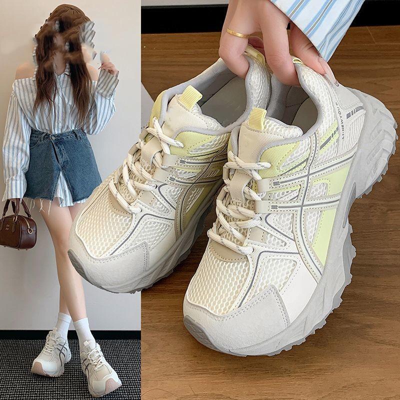 Platform Dad Shoes Women's 2025 Summer New Niche Versatile Casual Student Casual Shoes