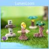 Charming Resin Miniature Signpost Decor For Moss Terrariums And Fairy Gardens