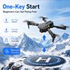 HD Aerial Drone 90° Adjustable Lens Dual Camera Switch Beauty Shooting Gesture Photo Video MV Production Gravity Sensing App Phone Control RC Drone