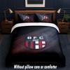 Bologna FC Design Bed Bedding Set 1 Duvet Cover + 2 Pillowcases Soft Breathable Household Bed Linens