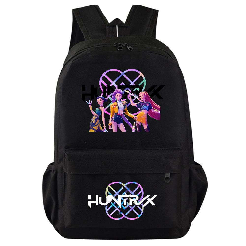 K-Pop Demon Hunters Printed Backpack for Teenager Student Girl Boy Bookbag Schoolbag Women Large Capacity Waterproof Travel Bag Kid Gift Rucksak