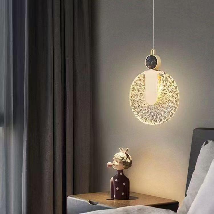 Bedroom Bedside Chandelier Light Luxury Modern Minimalist Master Bedroom Living Room Pendant Line Light