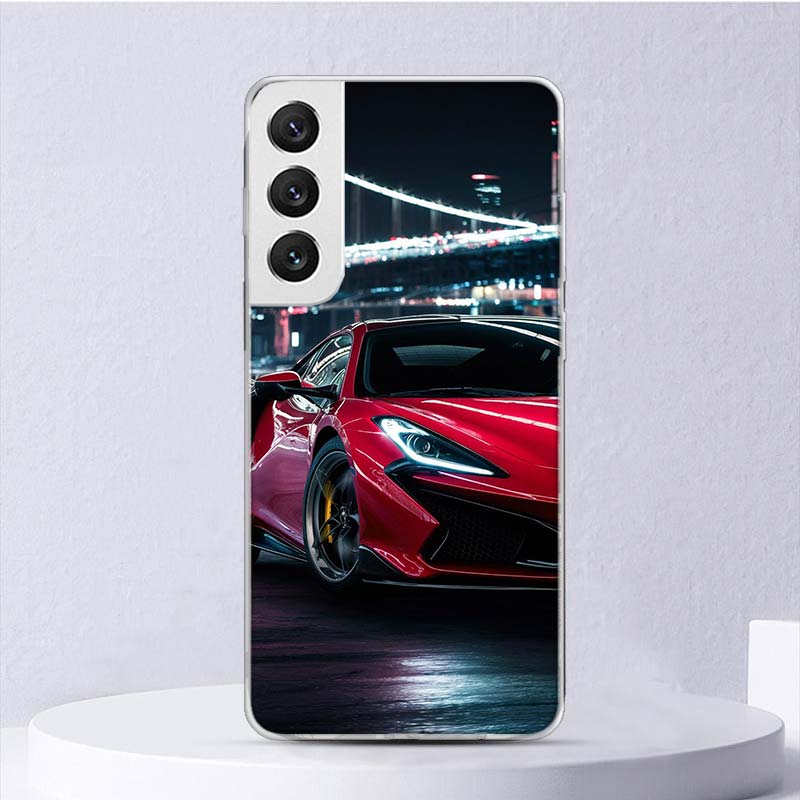 Cool Male Men Sports Cars Soft Case For Samsung Galaxy S25 S24 S23 S22 Ultra Phone Cover S21 S20 FE S10 Plus S10E S25U Funda Coq