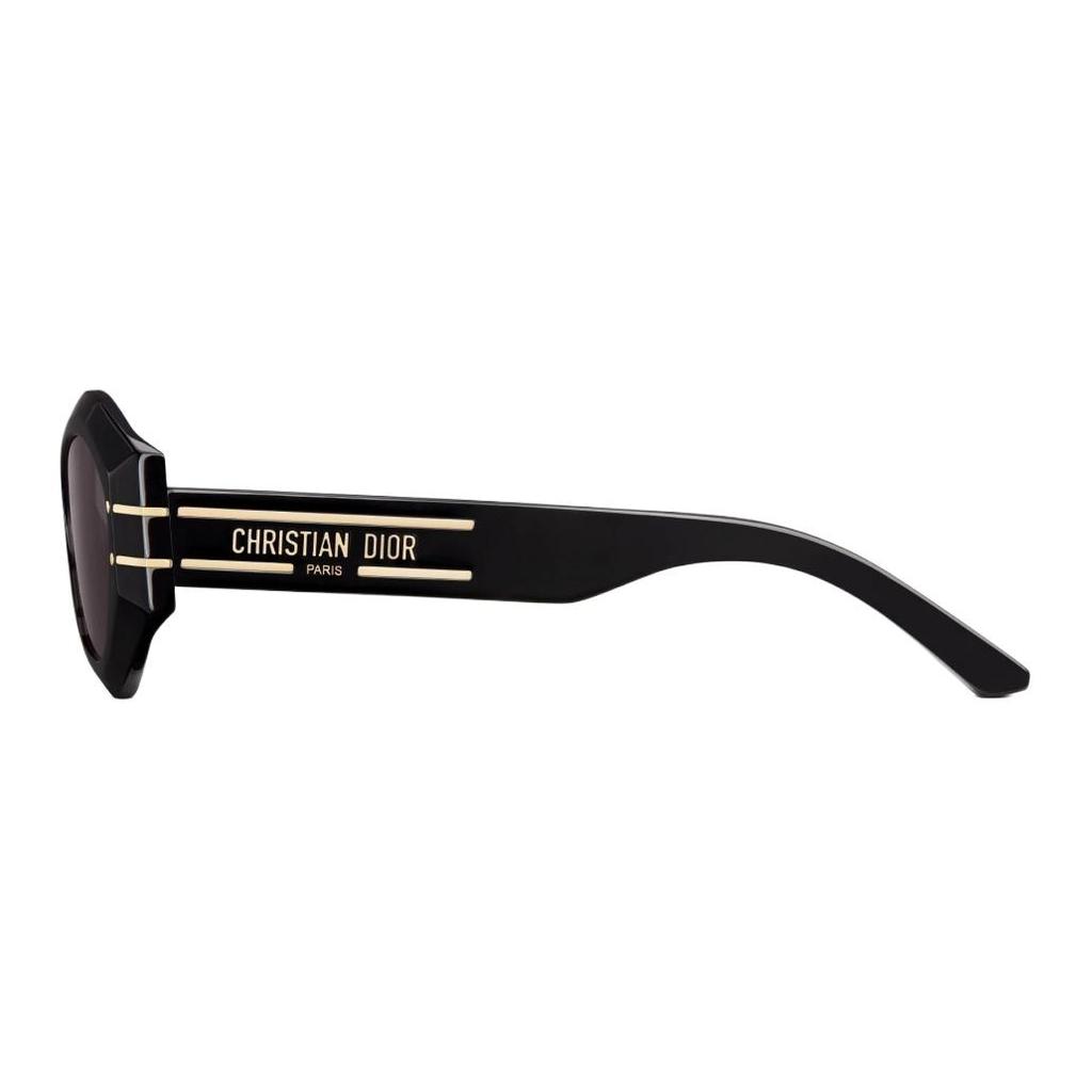 Dior Signature B1U Oval Sunglasses Unisex Sunglasses Black DSGTB1UXR-10A0