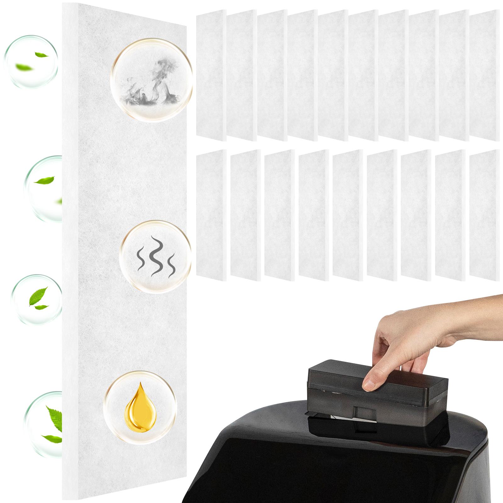 20Pcs Air Fryer Filter Set Odor Absorbing Air Fryer Filter Cotton Replacement Compatible 6QT Vortex Plus Air Fryer Accessories