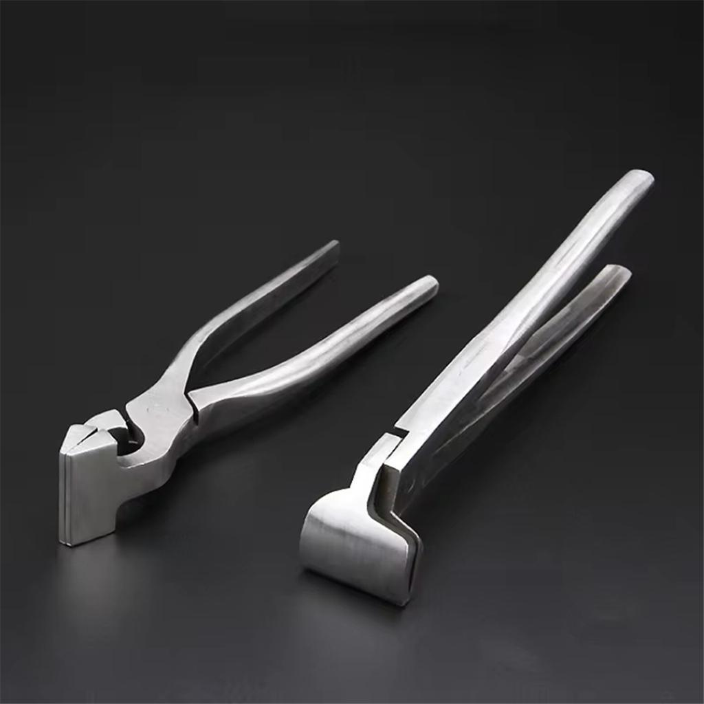 Good-Leather Edge Fixed Clamp Leather Bag Making Pliers Leather Edge Adjustment Flattening Pliers Shoemaker Repair Tools