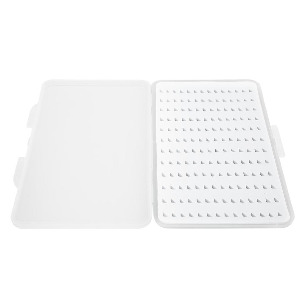 Cutie de pescuit cu cârlig cu burete impermeabil, cutie de pescuit cu cârlig transparentă cu capac, cutie de momeli pentru pescuit cu muscă