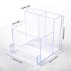 1PC Nail Drill Bits Holder Display Clear Nail Display Box Transparent Makeup Organizer Nail Manicure Tools Acrylic Nail Display