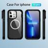 For iPhone 13 Pro Case Compatible with MagSafe Lens Frame Kickstand TPU + PC Shockproof Phone Cover