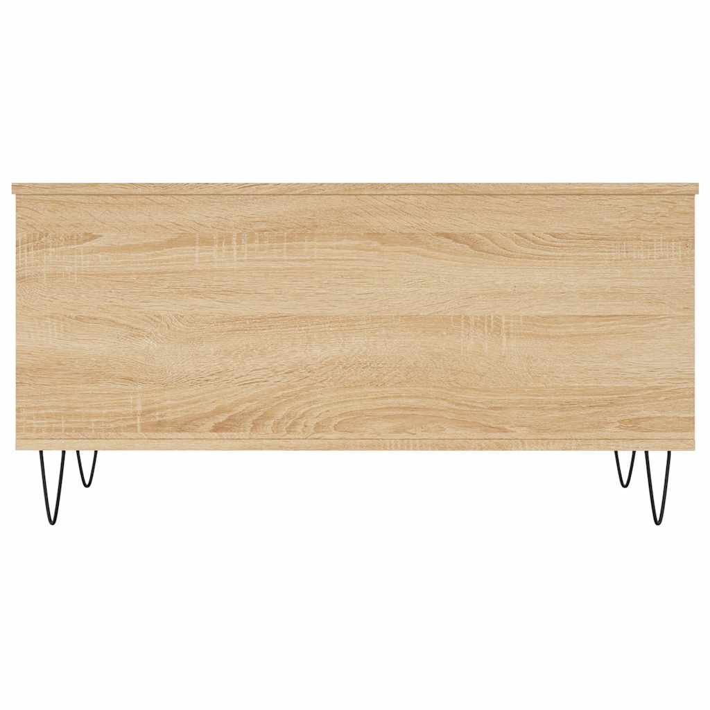 Coffee Table Sonoma Oak 90x44.5x45 Cm Particleboard