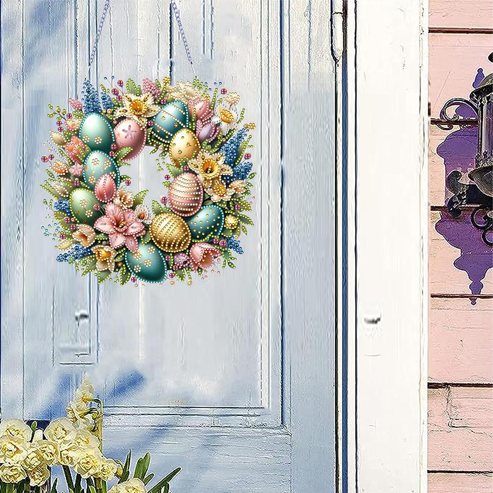 Hahn Strassstein Diamant Kunst Anhänger DIY Diamant Kunst Anhänger Set Diamantmalerei Hängeanhänger für Garten Fenster Dekoration
