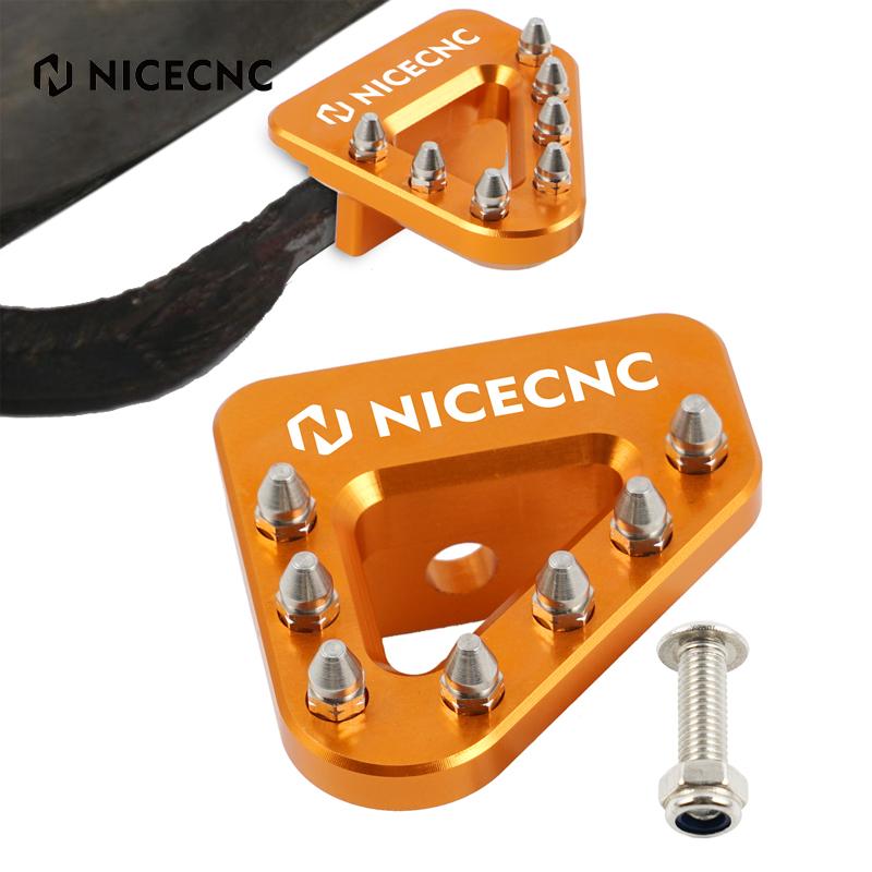NICECNC For KTM EXC 450 EXC 250 EXC 380 EXC 125 SX 125 SX 200 SX 250 MXC 300 SX 400 450 520 Racing Rear Brake Pedal Tip Plate China Mainland