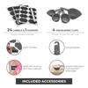 Kitchen Storage Containers with Lids 48 PCS Airtight Food Storage Containers Plastic Kitchen Containers Pantry Containers for C