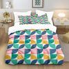 Geometric Pattern Duvet Cover 3-Piece Bedding Set