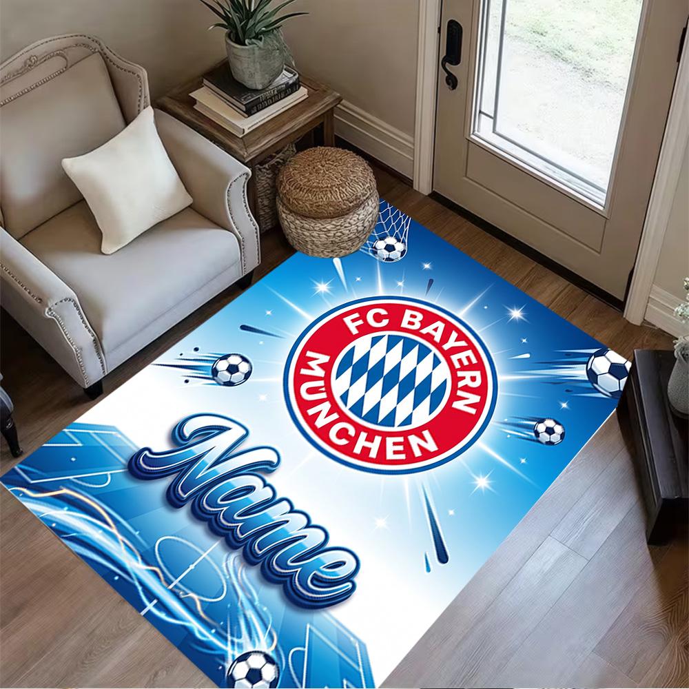 Bayern Munich Fan Poster Carpet Suitable for Study Room Outdoor Kitchen Dormitory Anti-slip Rug Decorate Offices Perfect Gift for Friends & Family