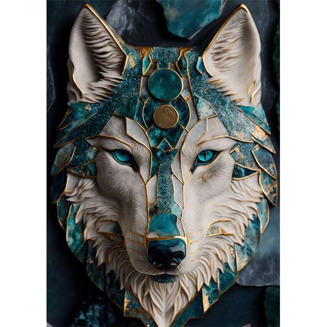 Fantasy Gorgeous Emerald Jewelry Gold Animal Prints Poster Canva Painting Modern Wall Art Picture Living Room Bedroom Home Decor