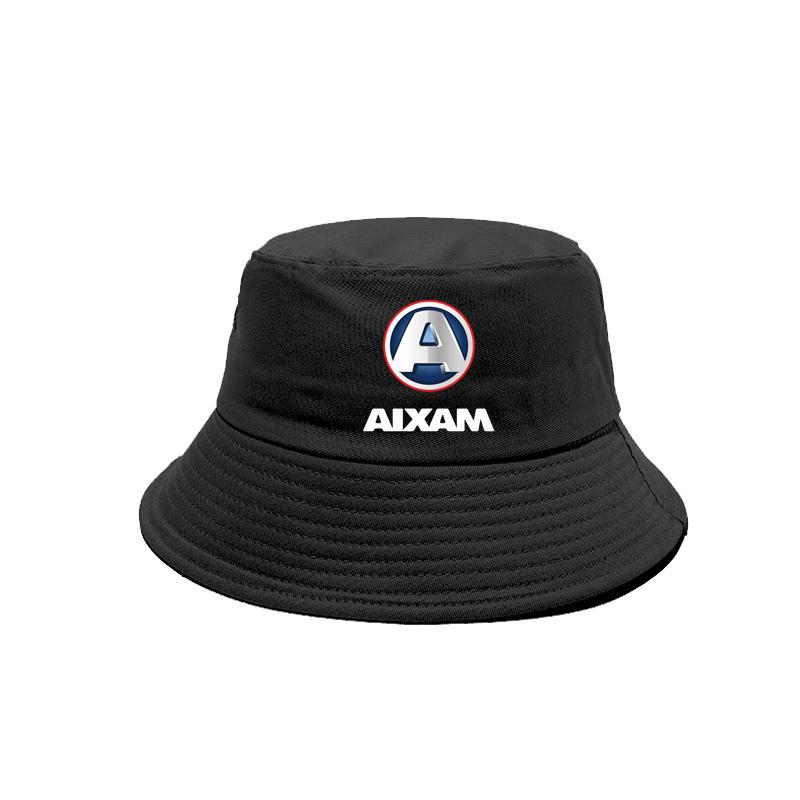 Aixam Logo Bucket Hats Cool Sun Caps Summer Outdoor Sunscreen FisherUnisex Hat