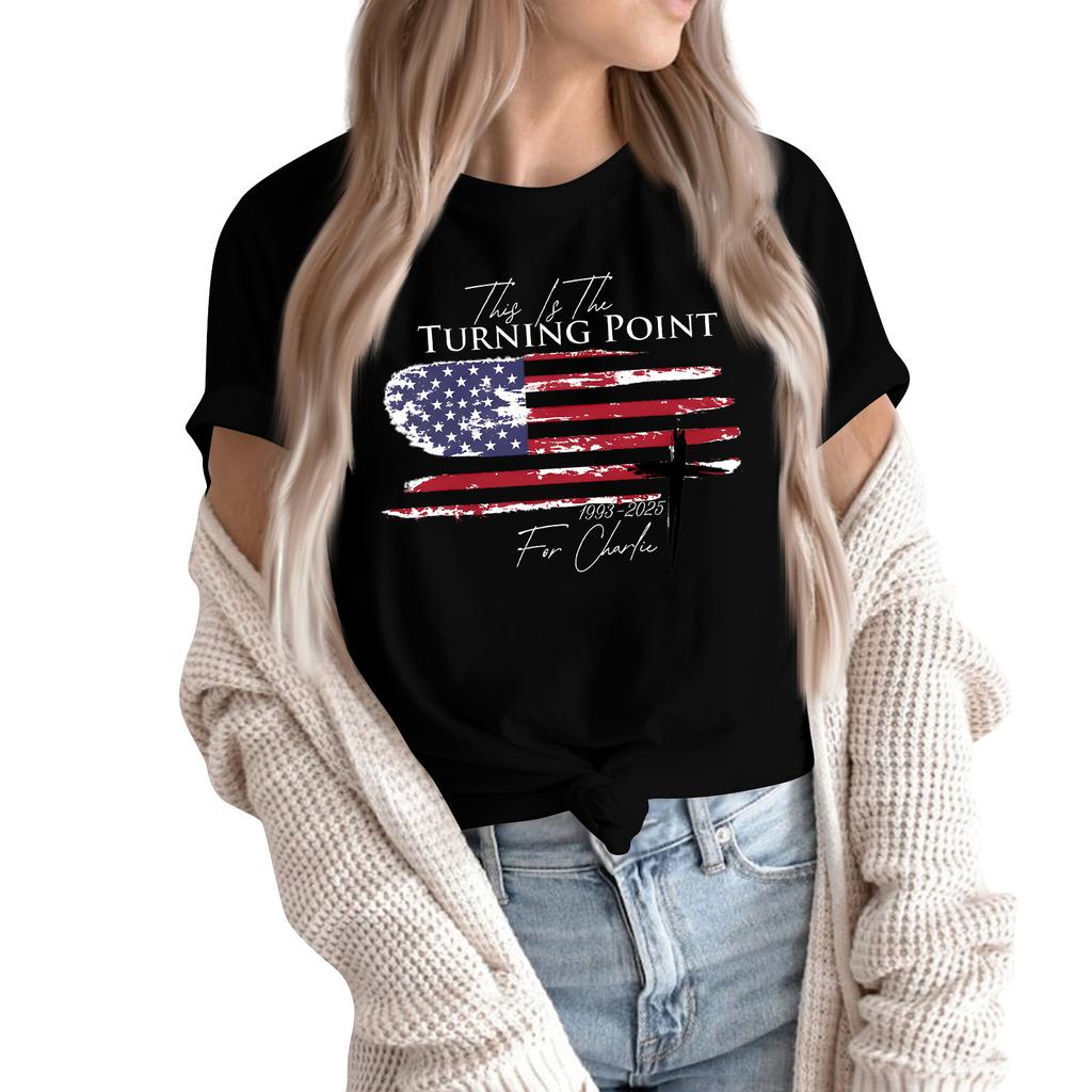 Dámská móda Ležérní Tištěné Krátký rukáv Kulatý výstřih Pulovry