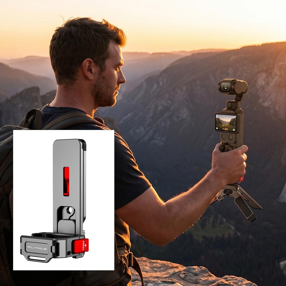 Für DJI Osmo Pocket 4/3 Metall-Schnellwechsel-Stativ Mantis Magnetische Halterung Kletterverschluss Zubehör