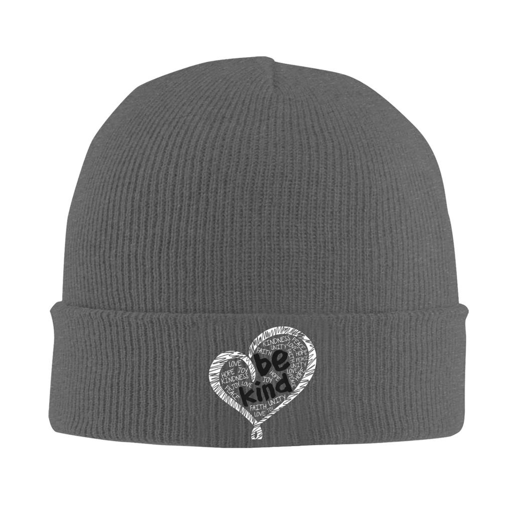 Unity Day Shirt Orange Anti Bullying Be Kind Heart Kindness Knitting Hat  Beanie Hats Head Wrap Men Women Bonnet Hats Caps
