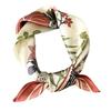 Early spring new flower pattern mulberry silk small silk scarf spot foreign style collarbone decorative scarf scarf scarf scarf