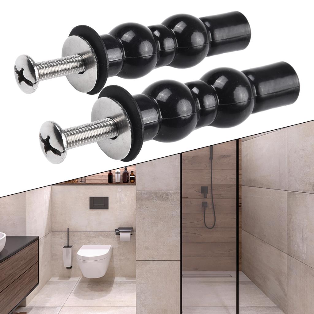 2pcs Expansion Screw Toilet Seat Top Fixing Seat Hinge Replacement Toilet Seat Screws Expanding Bolt Toilet Cover Accessories