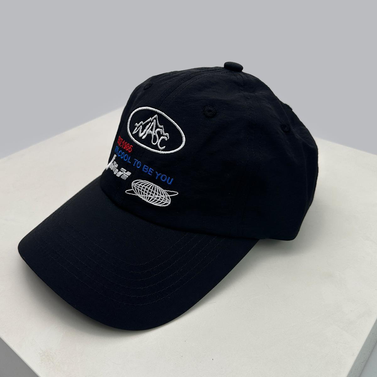 

New Unisex Quick Drying Letter Embroidery Baseball Hats Sunshade Color Block Breathable Outdoor Peaked Caps Versatile Personal 52-60cm