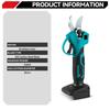 1000W 30MM Brushless Electric Scissors Cordless Electric Pruning Shear Garden Cutting Power Tools For  Battery Pin