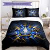 Sheffield Wednesday Football Printed 3 Pieces Bedding Set, Comfortable Skin Friendly Bedroom Duvet Cover Set